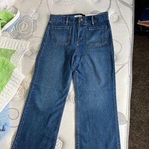 NWT Ann Taylor LOFT Wide Leg Jeans Size 29/8